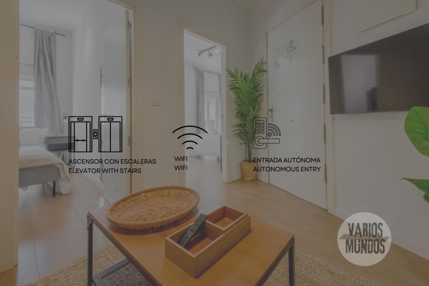 Stunning Apt En La Gran Via-Centro De Madrid E2 Esterno foto